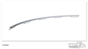 Poolcoping rounded (in steel/Stahl)