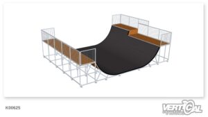 Miniramp 1600 x 7,5m + Right Extention 3,0