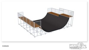 Miniramp 1600 x 7,5m + Left Extention 3,0