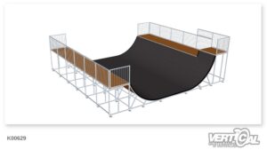 Miniramp 1600 x 9m + Left Extention 1,5