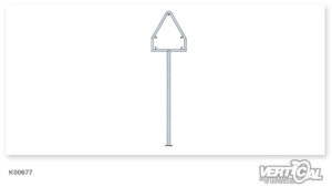 Support for warning sign