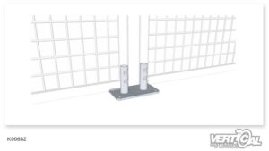 Double Foot Plate for Fence