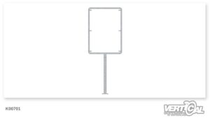 Support for info panel 70 x 100 cm