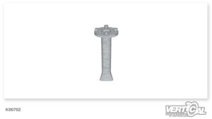 Flange with ground sleeve