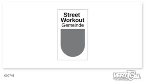 Panneau d'information 50 x 80 cm Street Workout