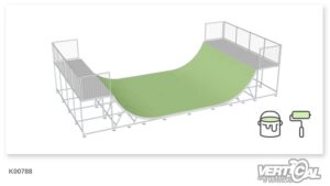 Repeindre la surface de roulement métallique