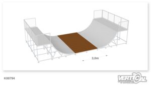 Remplacement sous surface de roulement Miniramp 1900x6m (Partie plate)