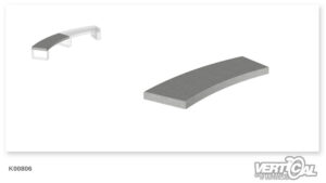 Granite Element C3a Curb curved chamfer links