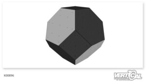 Climbing Cube less two hexagon HPL panels