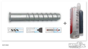 Vis à asphalte + mortier