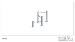 Barre de traction triple pour enfants, modèle léger