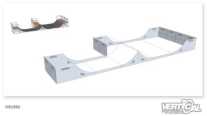 Enclosure for Miniramp Spine 1100 5.28m