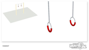 2 anneaux INOX / caoutchouc