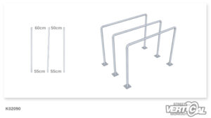 Barres parallèles triples 1200 Light