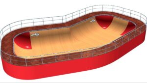 Mini-rampe MSR Bowl Hip 4.5 m + 4.5 m