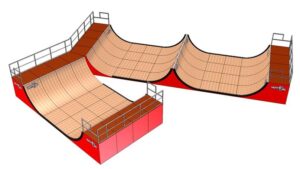 Mini-rampe MSR Hip Spine open 10.5 m + 10.5 m